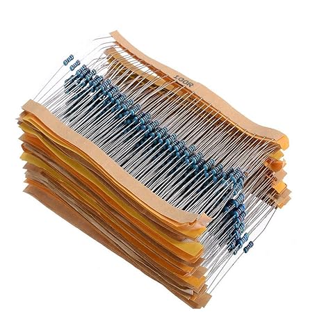 Carbon Film Resistor Kit - 50 Value 1000 Pcs - 1Ω to 1MΩ