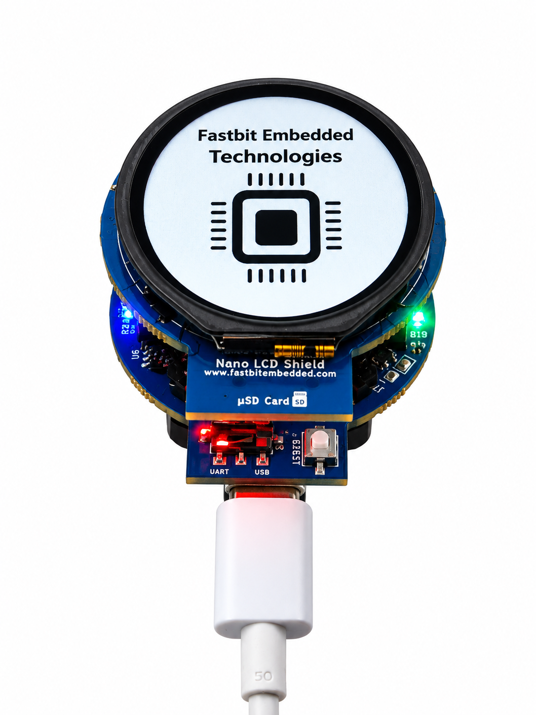 Fastbit STM32 Nano V2.1 with 1.28" TFT LCD Display