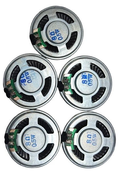 8 Ohm 0.5 Watt Speaker 40mm Diameter