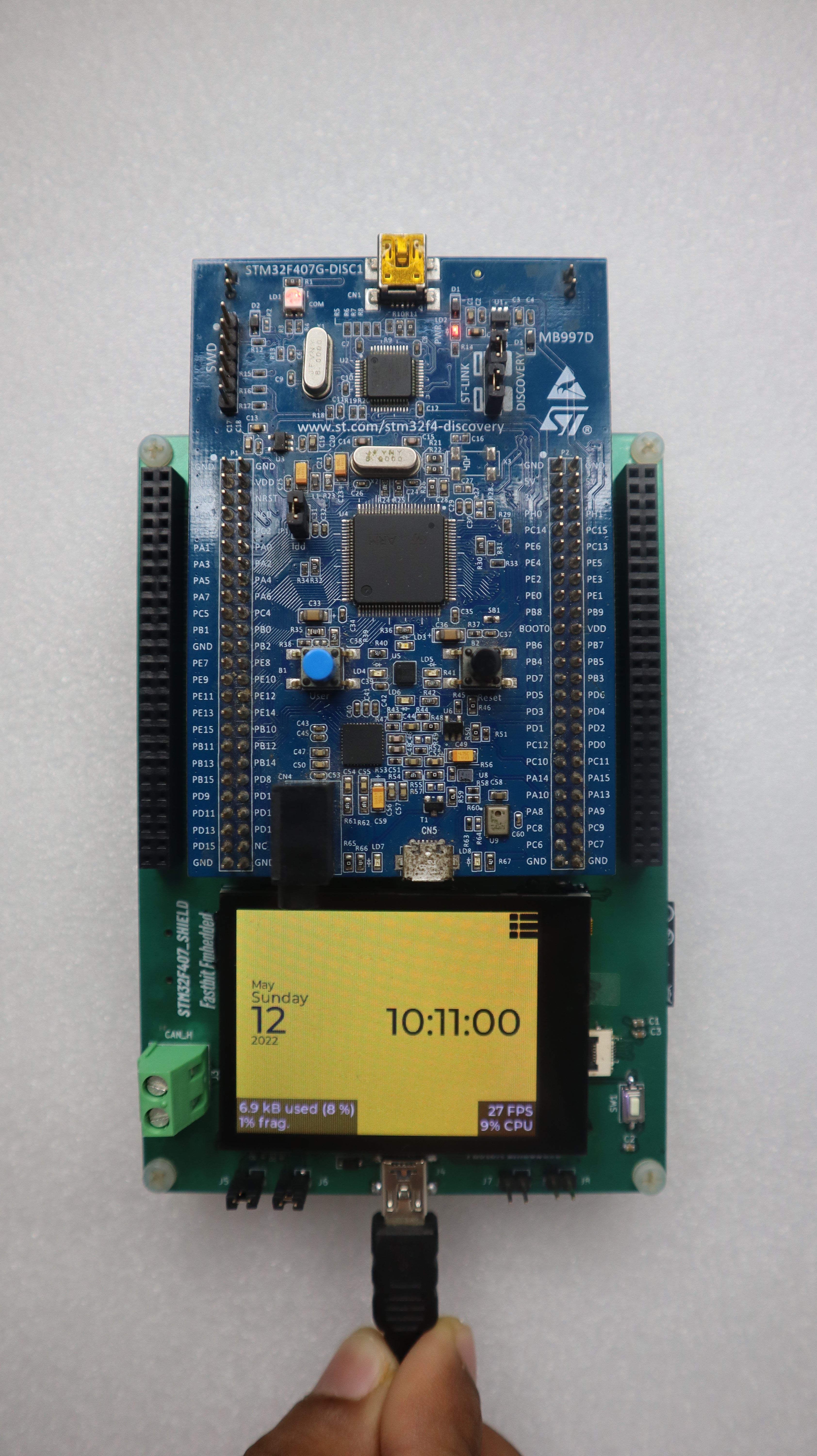 Fastbit 32F407DISC_IoT_LCD_Shield