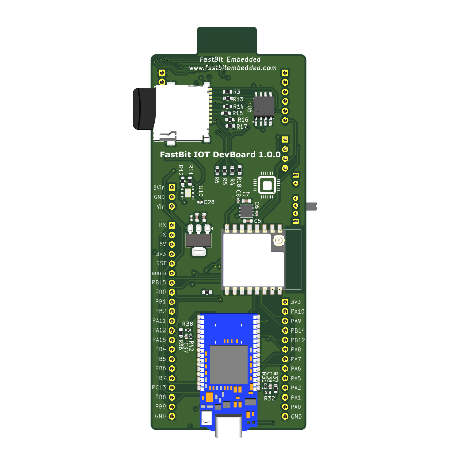 IoT Development Board with STM32WBA55CGU6