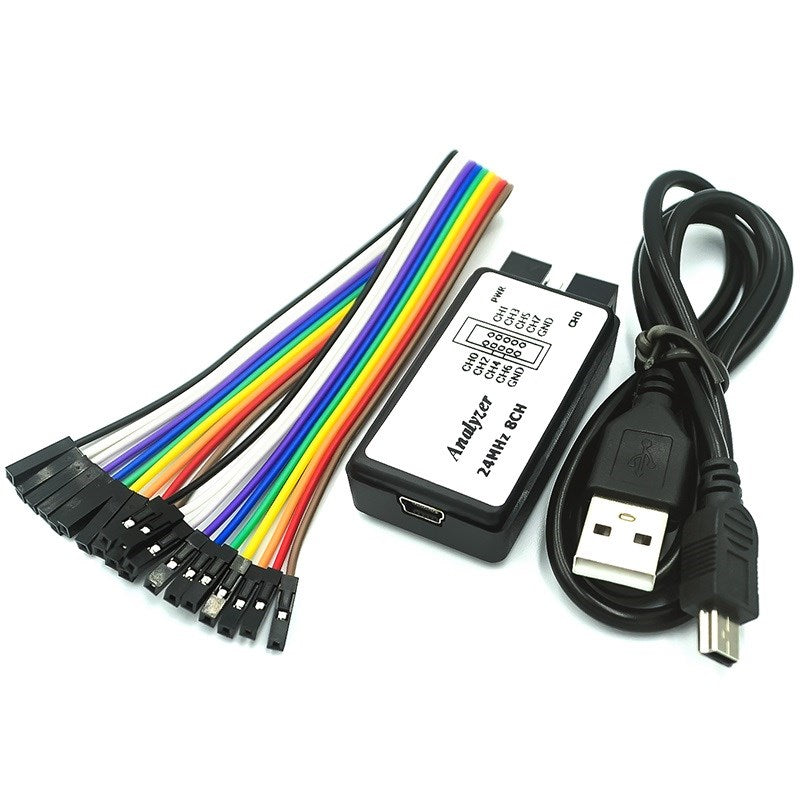 Affordable 24MHz 8 Channel USB Logic Analyzer | Fastbit Embedded