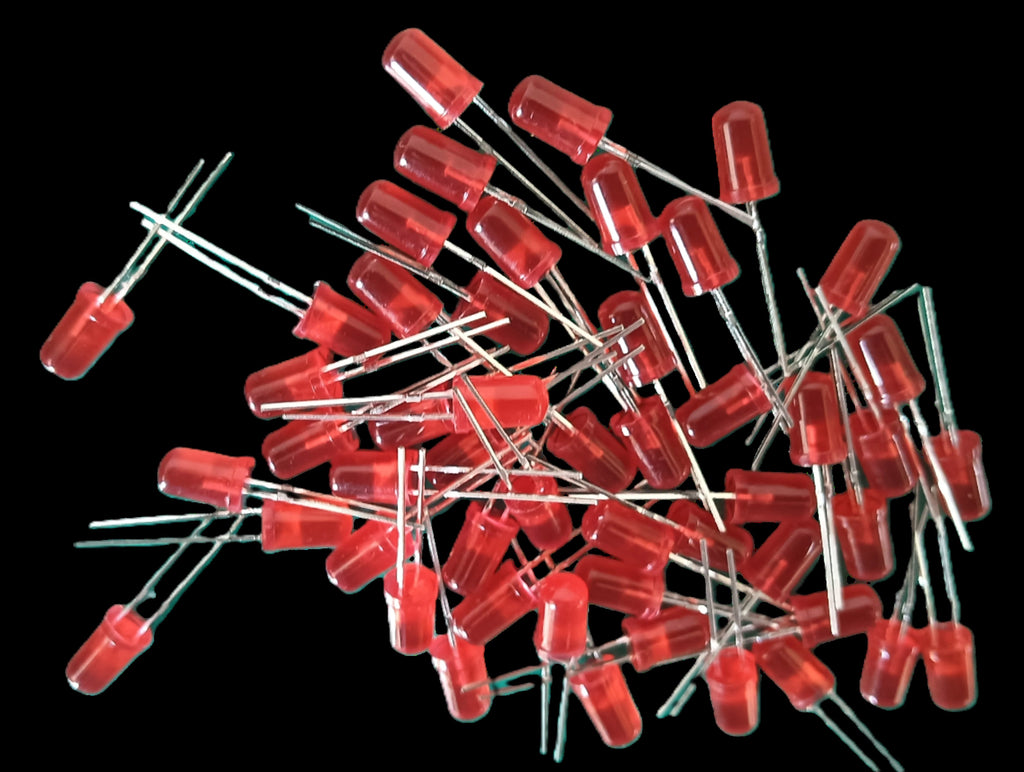 5mm Red LED(Pack of 50)| Fastbit Embedded