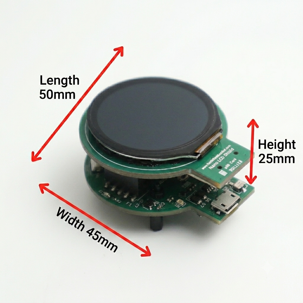 Fastbit STM32 Nano V3 with 1.28" TFT LCD Display Module